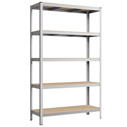 SONGMICS 5-Tier Shelving Unit,...120 x 200 cm, Silver GLR060E01 - down 18.27% (£9.50) to £42.49 from £51.99