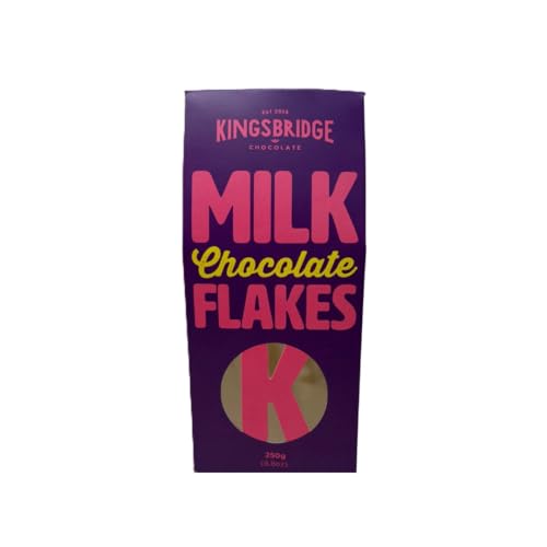 Kingsbridge Belgian Milk Hot Chocolate Flakes 250g - down 25.51% (£2.38) to £6.95 from £9.33