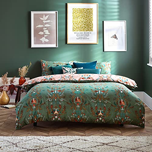 furn. Luna Wood Duvet Cover Se...Fern Green – King – 230x220cm) - down 13.43% (£3.49) to £22.50 from £25.99
