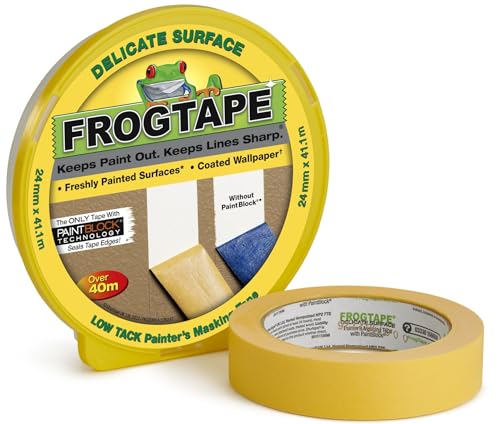 Frog Tape Yellow Delicate Surf...sharp lines and no paint bleed - down 46.33% (£2.59) to £3.00 from £5.59
