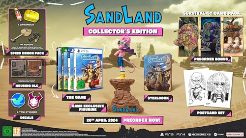 Sand Land Collector's Edition (PS5) - down 45.89% (£43.77) to £51.60 from £95.37
