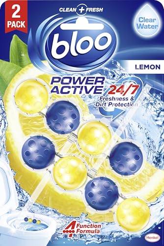 Bloo Power Active Toilet Rim B...reshness - Pack of 2 Rimblocks - down 22.40% (£0.56) to £1.94 from £2.50