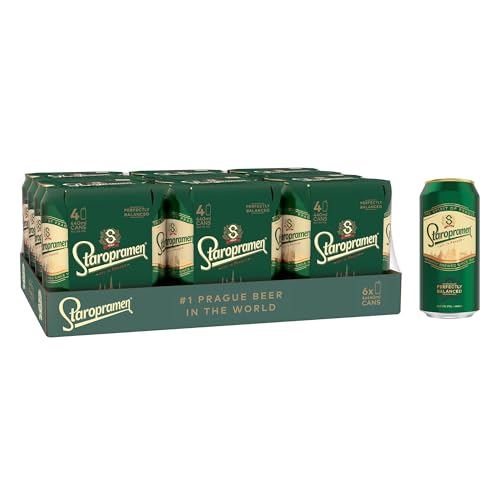 Staropramen Premium Czech Styl...lsner Lager 24 x 440 ml (Cans) - down 34.51% (£12.01) to £22.79 from £34.80