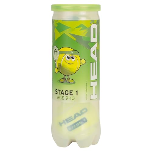HEAD Stage 1 Green Tennis Balls - down 23.43% (£1.64) to £5.36 from £7.00