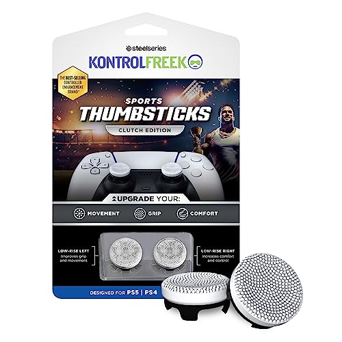 KontrolFreek Clutch for Playst...ow-Rise Concave, Black & White - down 30.03% (£3.00) to £6.99 from £9.99
