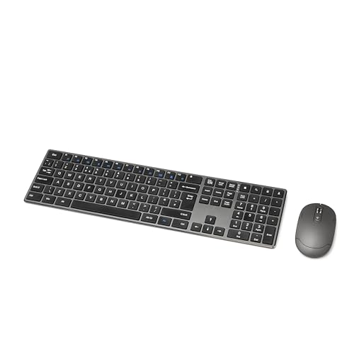 Amazon Basics Rechargeable Wir...eyboard with Number Pad, Black - down 10.01% (£1.94) to £17.45 from £19.39