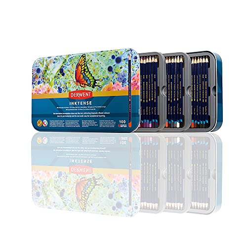 Derwent Inktense Permanent Wat... for Arts & Crafts, Tin of 100 - down 39.62% (£73.49) to £112.00 from £185.49