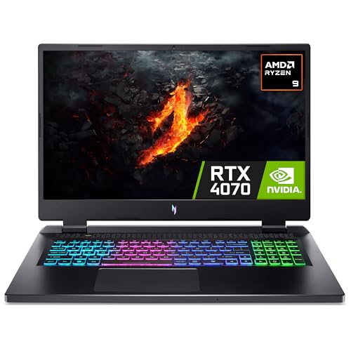 Acer Nitro 17 17.3" Gaming Lap...MD Ryzen 9, RTX 4070, 1 TB SSD - down 40.29% (£783.96) to £1,162.06 from £1,946.02