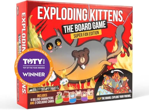 Exploding Kittens The Board Ga... Superfan, 2-6 Players, Age 7+ - down 31.26% (£8.44) to £18.56 from £27.00