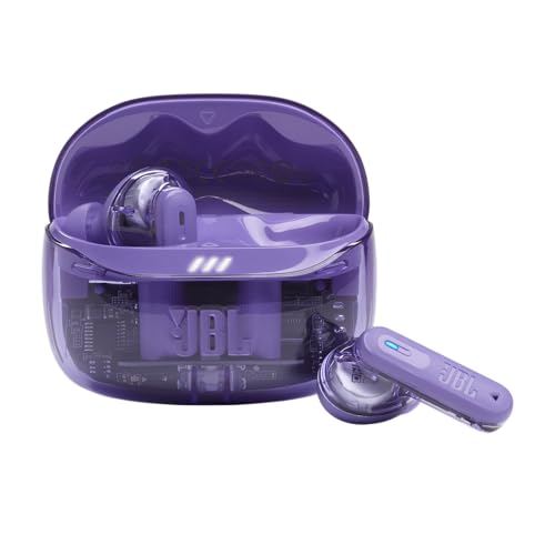 JBL Tune Beam 2, True Wireless...ncelling Earbuds, Purple Ghost - down 52.95% (£45.00) to £39.99 from £84.99