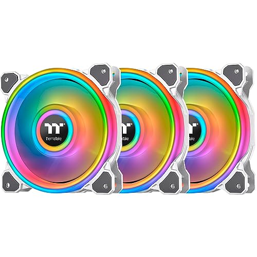Thermaltake Riing Quad 12 RGB ...ED/NeonMaker Supported - White - down 46.68% (£51.57) to £58.90 from £110.47