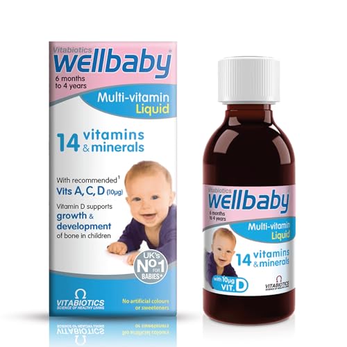 Vitabiotics Wellbaby Multi-Vit...min Liquid, 150ml, (Pack of 1) - down 45.05% (£2.23) to £2.72 from £4.95