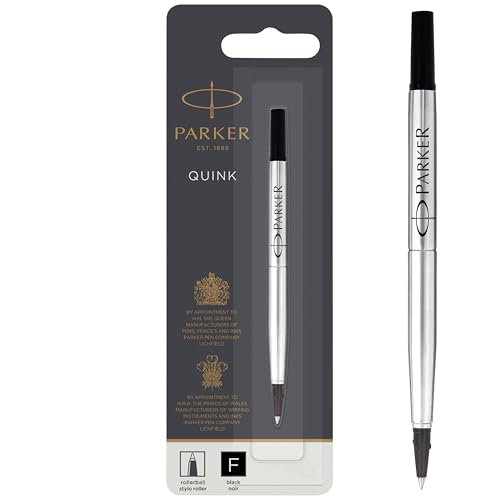 Parker Rollerball Pen Ink Refi...ne | Black QUINK Ink | 1 Count - down 55.60% (£3.13) to £2.50 from £5.63