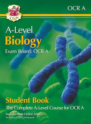 A-Level Biology for OCR A: Yea...on (CGP OCR A A-Level Biology) - down 25.00% (£11.00) to £33.00 from £44.00
