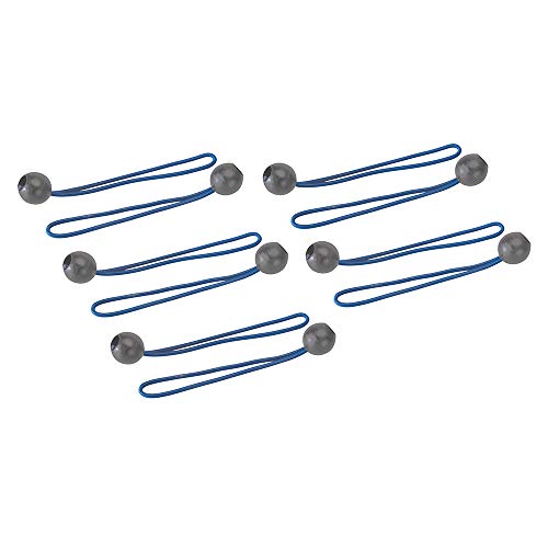 Silverline 237045 Tarpaulin Ball Bungees 10pk 175 mm,Blue - down 67.52% (£2.37) to £1.14 from £3.51