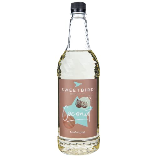 Sweetbird Coconut Syrup (1 Litre) - Vegan Friendly - down 22.71% (£2.26) to £7.69 from £9.95