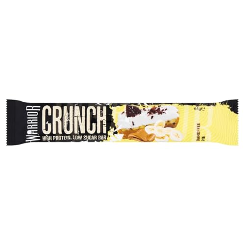 Warrior Crunch Bars Banoffee Pie 64g - down 54.72% (£24.07) to £19.92 from £43.99
