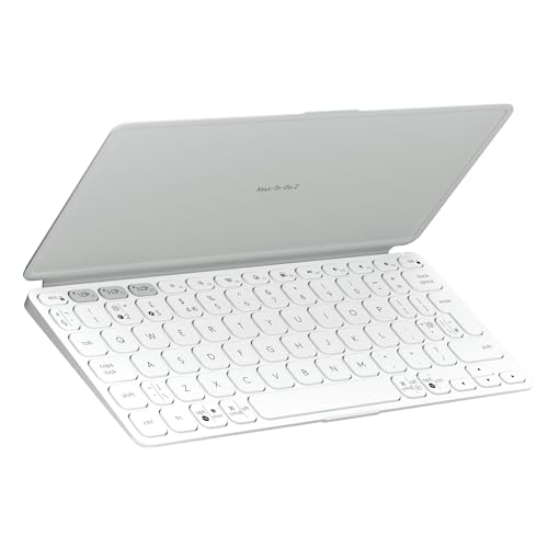 Logitech Keys-To-Go 2 Portable..., QWERTY UK Layout - Pale Grey - down 37.15% (£26.00) to £43.99 from £69.99