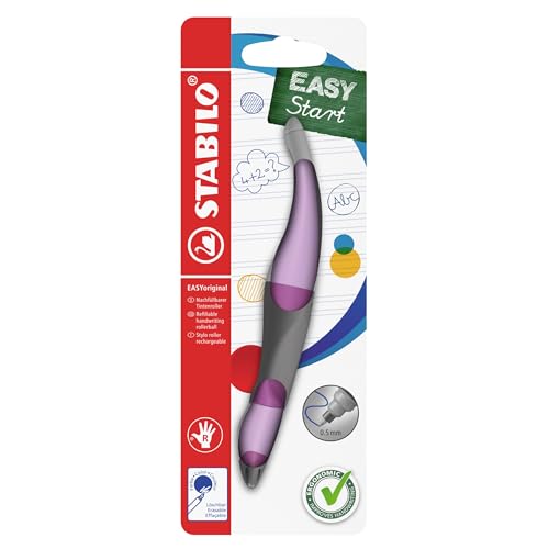 STABILO Handwriting Pen - Easy...el - Right-Handed - Lilac Haze - down 33.00% (£2.95) to £5.99 from £8.94