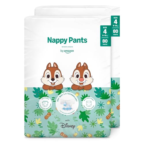 By Amazon Disney - Nappy Pants...g) – 160 count (2 packs of 80) - down 20.69% (£3.11) to £11.92 from £15.03