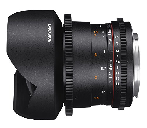 Samyang 14 mm T3.1 VDSLR II Ma...s for Micro Four Thirds Camera - down 76.52% (£296.05) to £90.85 from £386.90