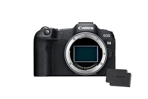 Canon EOS R8 + Extra Battery- ...B-C Connectivity- 2x Batteries - down 31.20% (£520.99) to £1,149.00 from £1,669.99