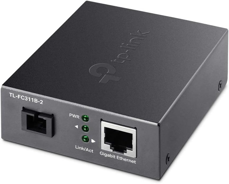 TP-Link Gigabit WDM Media Conv...m, Plug and play (TL-FC311B-2) - down 3.30% (£0.73) to £21.42 from £22.15
