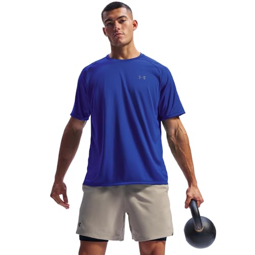 Under Armour Herren Tech 2.0 Shortsleeve, atmungsaktives Sportshirt, kurzärmliges und schnelltrocknendes Trainingsshirt mit loser Passform