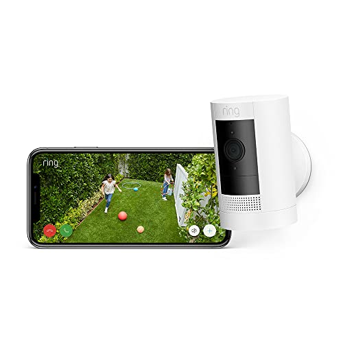 Ring Outdoor Camera Battery (Stick Up Cam) | HD wireless outdoor Security Camera 1080p Video, Two-Way Talk, Works with Alexa | alternative to CCTV system | 30-day free trial of Ring Subscription