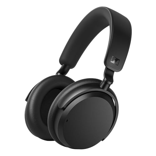 Sennheiser ACCENTUM Wireless Bluetooth Headphones Noise Cancelling - Up To 50HR Playtime, Hybrid Noise Cancelling (ANC), All-Day Comfort, Bluetooth Over Ear Headphones for School, Traveling, Black