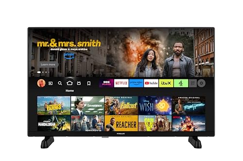 Finlux MH24F 32 inch HD Ready, Smart, Fire TV, Freeview Play, Netflix, YouTube, Prime Video, Disney+, Now TV, TNT Sports, Alexa, HDR10, Dolby Audio, DTS Virtual X, DTS HD
