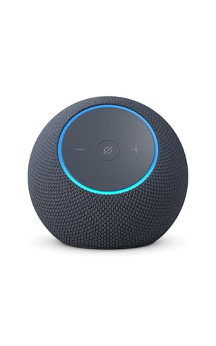 Amazon Echo Dot Max (newest gen), Bluetooth speaker with room-filling sound and built-in smart home hub, Graphite, with Alexa+ Early Access