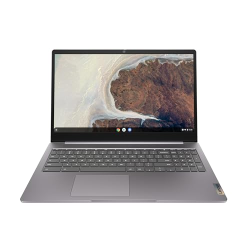 Lenovo IdeaPad 3 Chromebook Laptop | 15.6 inch Full HD Laptop | Intel Pentium Silver N6000 | 8GB RAM | 128GB eMMC| Chrome OS| Arctic Grey