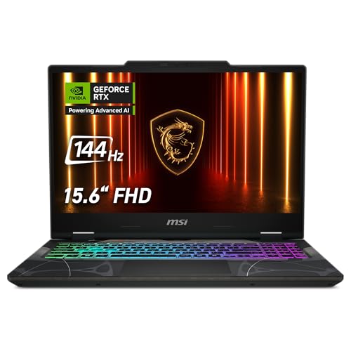 MSI Cyborg 15 Gaming Laptop| Intel Core™ 7 240H | NVIDIA GeForce RTX 5060 | 15.6'' FHD 144Hz Screen |16GB DDR5 RAM | 1TB SSD | Windows 11 Home | Translucent Black