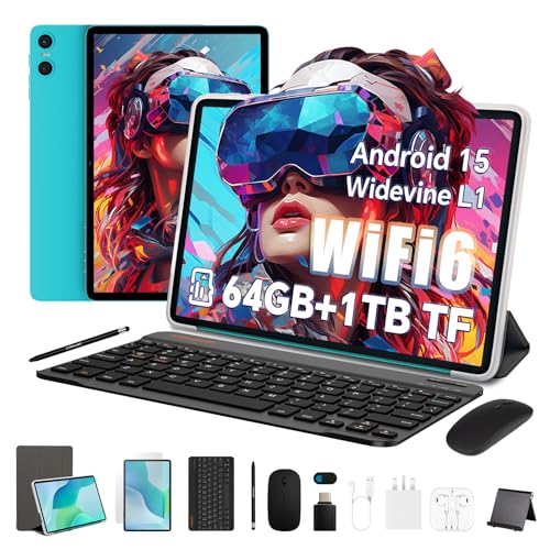 TECLAST P33Case 10 Inch Tablet Android, 64GB+1TB Expand, Full Accessory Set