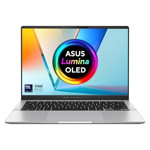 ASUS Vivobook S14 OLED S5406SAL Copilot+ PC Laptop | 14" Full HD+ OLED Screen | Intel Core Ultra 5 226V | 16GB RAM | 512GB PCIe SSD | Windows 11 | Charger Not Included