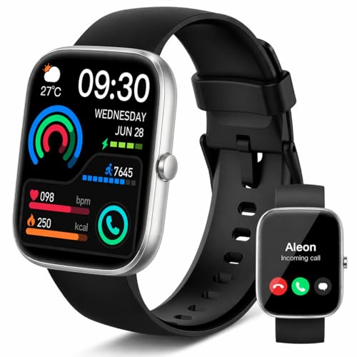 Smart Watch for Men Women(Answer/Make Call), 1.91"HD Touch Screen 2026 New FitnessTracker with Heart Rate/Sleep Monitor/SPO2/Step Counter, 110+ Sport Modes IP68 Waterproof Smartwatch for Android iOS