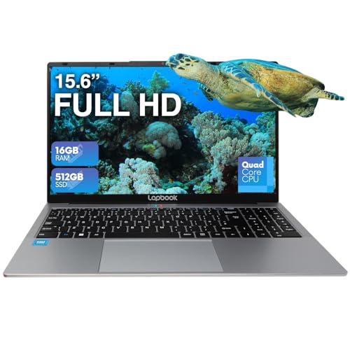 15.6" Full HD Laptop - 16GB RAM 512GB M.2 SSD Windows 11 Home, Dual-Band WiFi, Integrated Webcam - S15 N2 15 Inch Lightweight Laptop