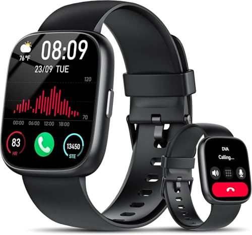 Alexa Smart Watch for Men Women, 1.83" HD Fitness Watch with Bluetooth 5.3 Calling, 2026 Smartwatch with Heart Rate/Sleep/Stress Monitor/110+ Sports, IP68 Waterproof Activity Tracker for Android iOS