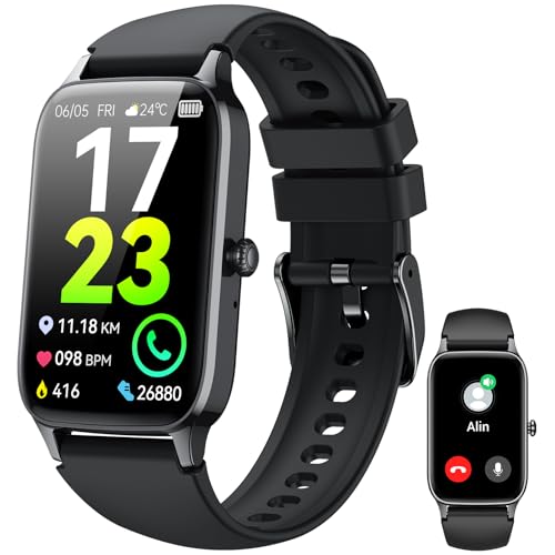 Soudorv Smart Watch for Men Women, 1.57" HD Fitness Watch with Make/Answer Calls, Heart Rate Sleep Monitor, 110+ Sports Modes, Step Counter, IP68 Waterproof Activity Tracker for Android iOS