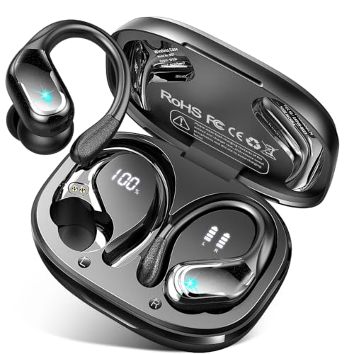 Wireless Earbuds Sports, 75Hrs Bluetooth 5.4 Headphones with App Custom EQ