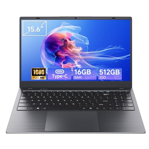 LEOXYN 15.6 Inch FHD Laptop Pentium Gold 6500Y Processor(Up to 3.4GHz),16GB RAM 512GB SSD,Laptop Computer with 5000mAh Battery,WiFi 5/Bluetooth 5.0/2*USB 3.2/Type-c Suitable for Office