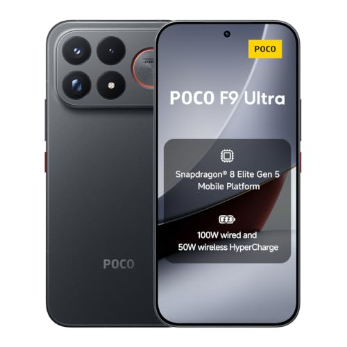 POCO F9 Ultra, Smartphone 16+512, Black, 8050mAh Battery, 100W charging