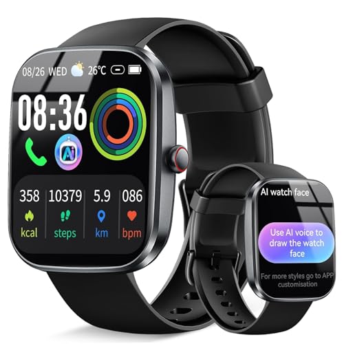 2026 AI Smart Watch, 1.91" ChatGPT Smartwatch Men Women Bluetooth 5.4 Call