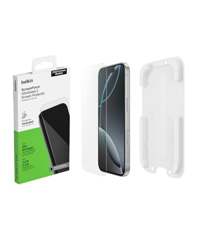 Belkin ScreenForce UltraGlass ...Hardness Tested Recycled Glass - down 40.02% (£10.00) to £14.99 from £24.99