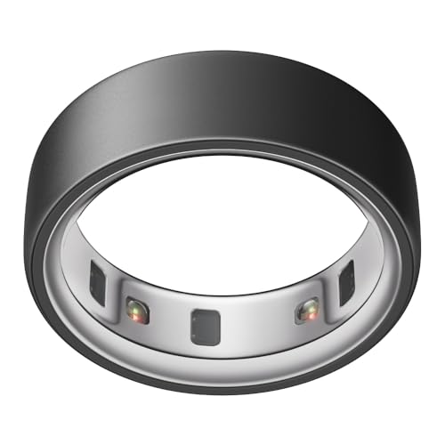 Oura Ring 4 - Stealth - Size 9...er - Up to 8 Days Battery Life - down 46.81% (£186.78) to £212.22 from £399.00