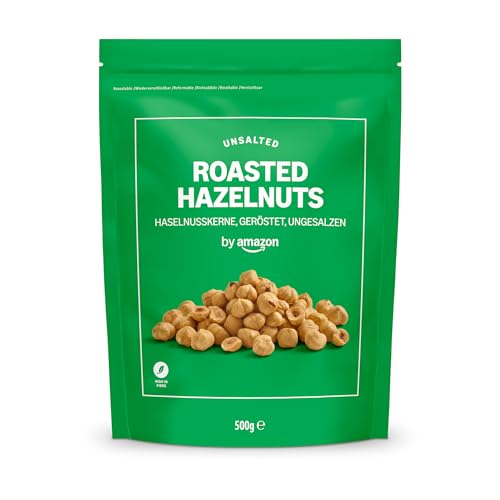 by Amazon Roasted Hazelnuts, 500g - down 50.00% (£7.16) to £7.16 from £14.32
