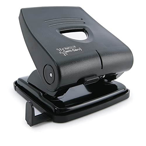 Rapesco PF827PB2 2-Hole Punch ...27-P, 30 Sheet Capacity, Black - down 19.46% (£1.01) to £4.18 from £5.19