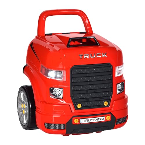 HOMCOM Kids Truck Engine Toy S...ar Service Station Playset Red - down 35.67% (£16.26) to £29.33 from £45.59