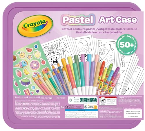 CRAYOLA Pastel Art Case - 50+ ...Paper | Ideal for Kids Ages 4+ - down 16.98% (£3.26) to £15.94 from £19.20